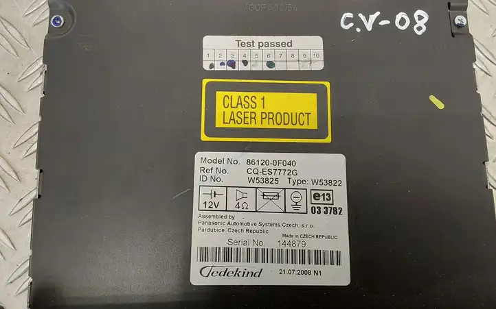 Toyota Corolla Verso AR10 (2004 - 2009) 861200F040 Магнитола / мультимедийная система — фото 2