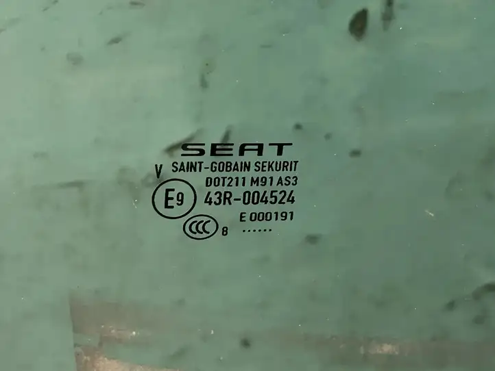 Seat Leon (5F) (2012 - 2019) 43R004524 Стекло задней двери — фото 9