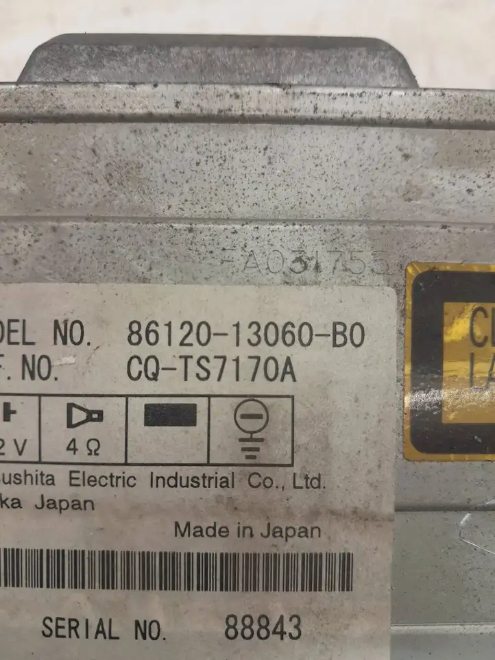 Toyota Corolla Verso E121 (2001 - 2004) 8612013060B0 Магнитола / мультимедийная система — фото 5