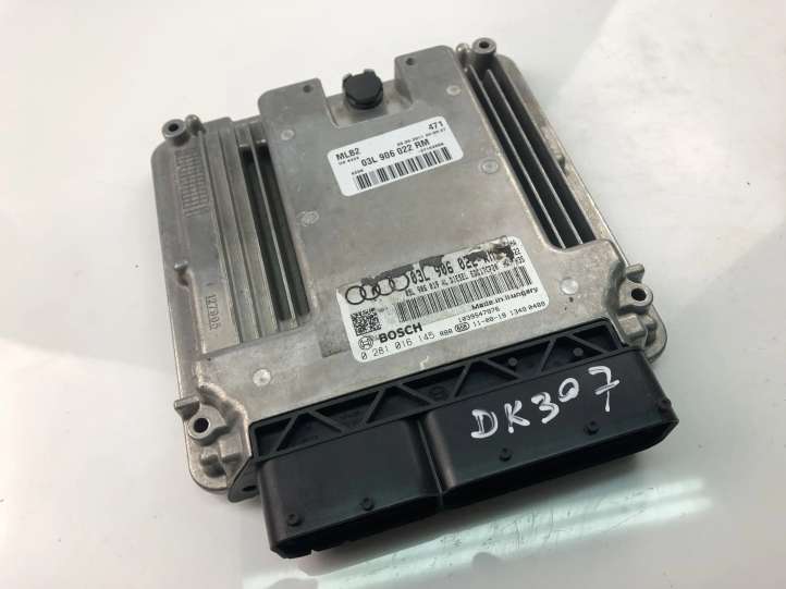 03L906022RM Audi A5 8T 8F Galios (ECU) modulis