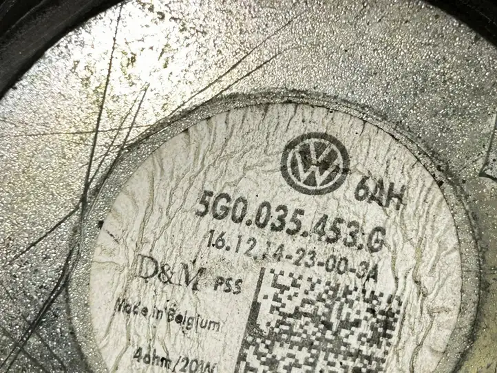 Volkswagen Golf VII (2013 - 2019) 5G0035453G Динамики передних дверей — фото 4