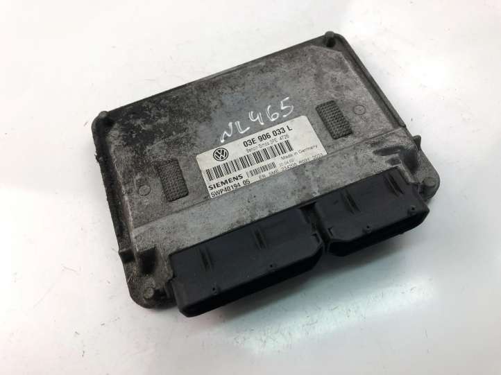 03E906033L Volkswagen Polo Galios (ECU) modulis