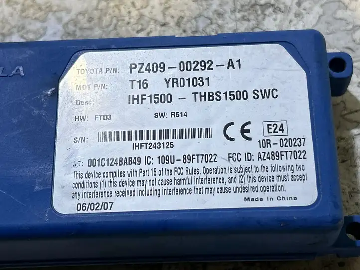 Toyota Corolla Verso AR10 (2004 - 2009) PZ40900292A1 Магнитола / мультимедийная система — фото 3
