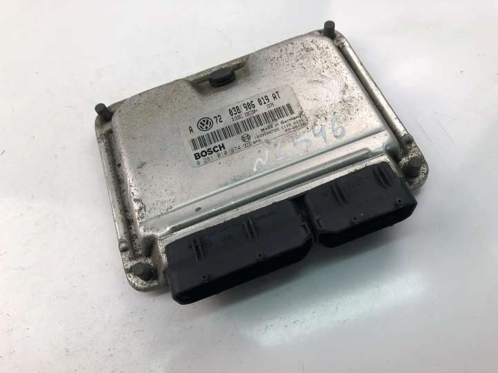 038906019AT Volkswagen Golf IV Galios (ECU) modulis