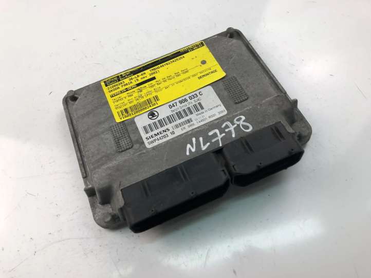 047906033C Skoda Fabia Mk1 (6Y) Galios (ECU) modulis