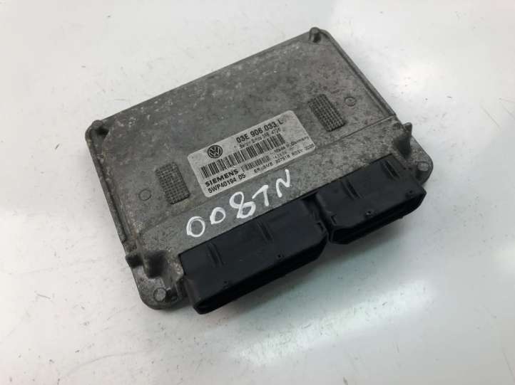 03E906033L Volkswagen Polo Galios (ECU) modulis