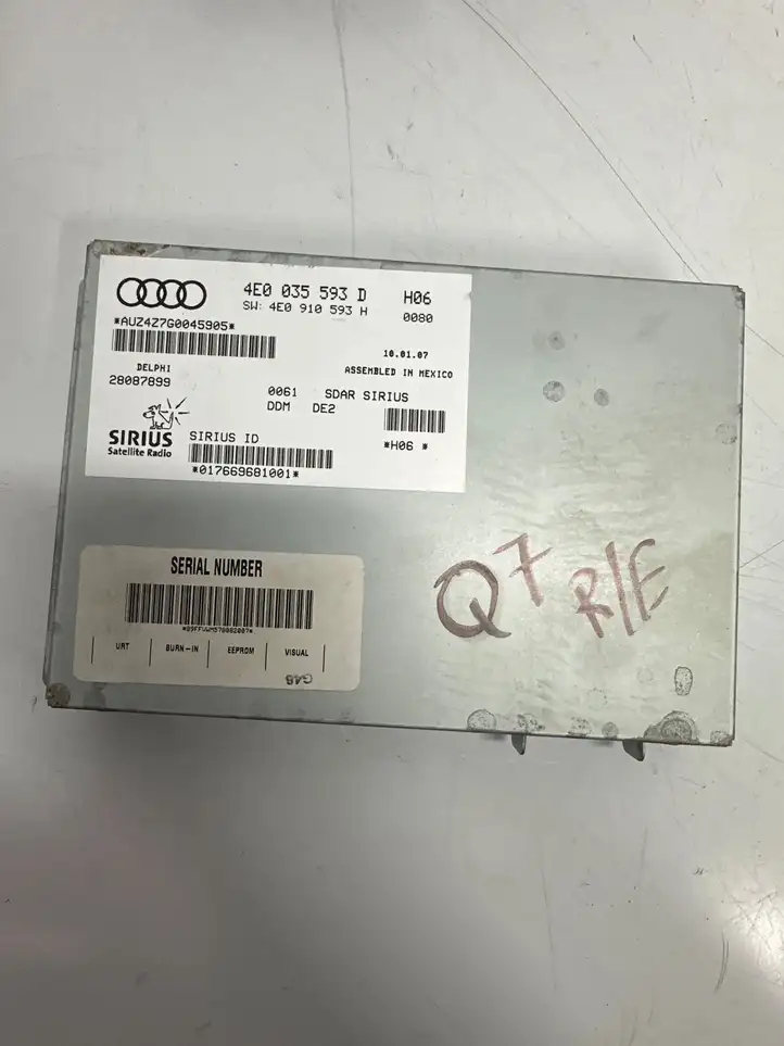 Audi Q7 4L (2005 - 2009) 4E0035593D Контроллер мультимедийной системы — фото 1