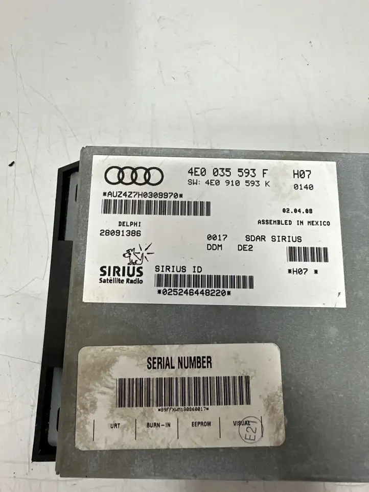 Audi S5 8T (2007 - 2011) 4E0035593F Контроллер мультимедийной системы — фото 2