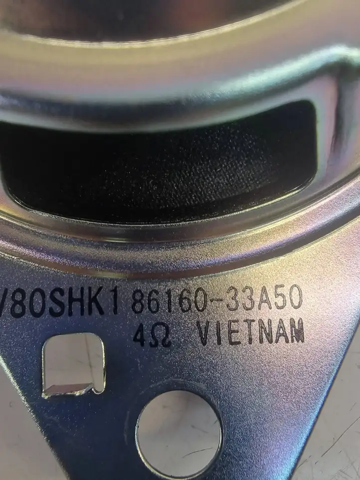 Lexus ES VII XZ10 (2020 - ) 8616033A50 Динамики задних дверей — фото 3