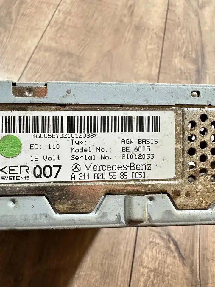 Mercedes-Benz E W211 (2002 - 2009) A2118205989 Усилитель звука — фото 6