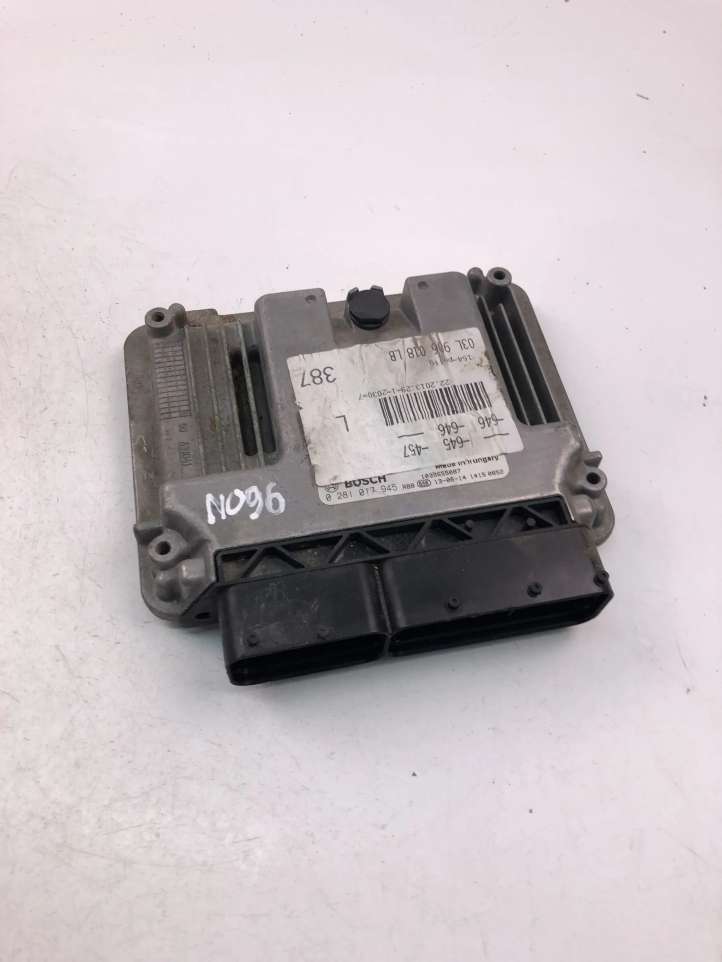 03L906018LB Audi A6 C7 Galios (ECU) modulis