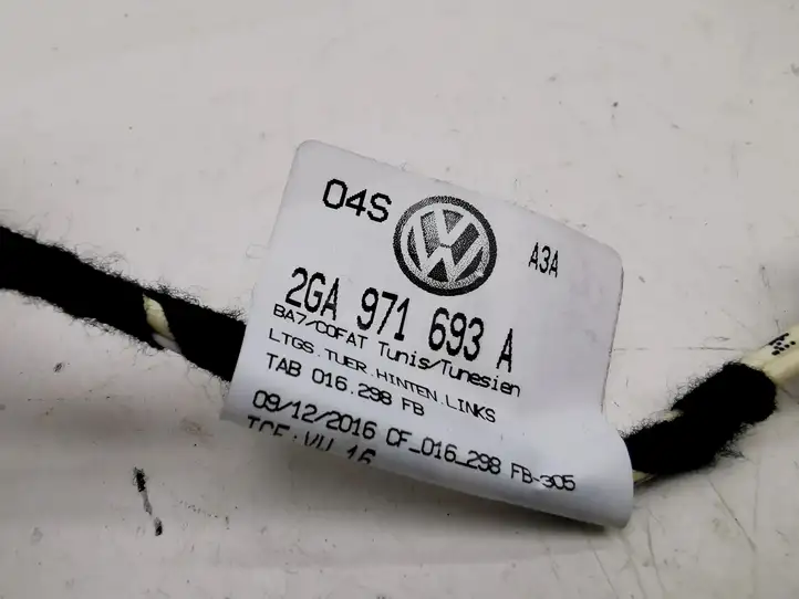 Volkswagen T-Roc (2017 - ) 2GA971693A Проводка задней двери — фото 3