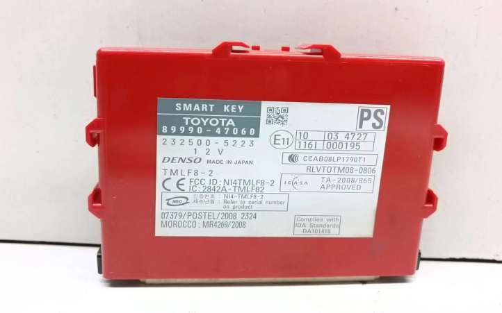 8999047060 Toyota Prius (XW30) Beraktės sistemos KESSY (keyless) valdymo blokas/ modulis