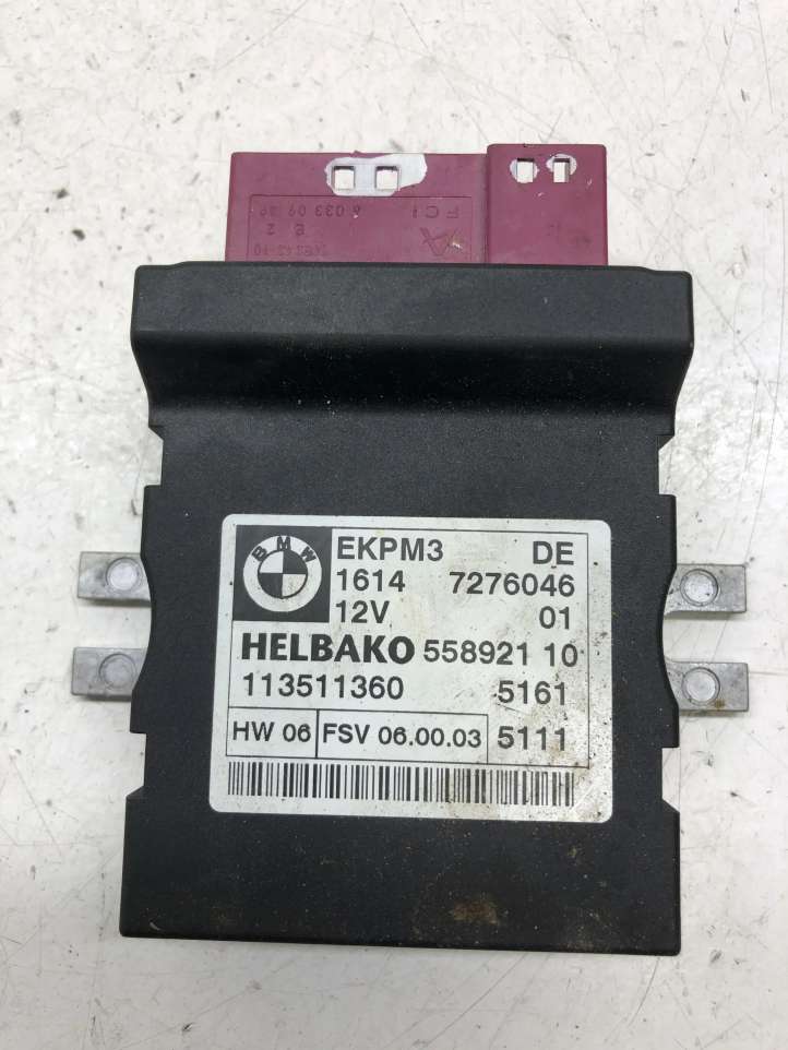 16147276046 BMW X5 E70 Degalų (kuro) siurblio valdymo blokas