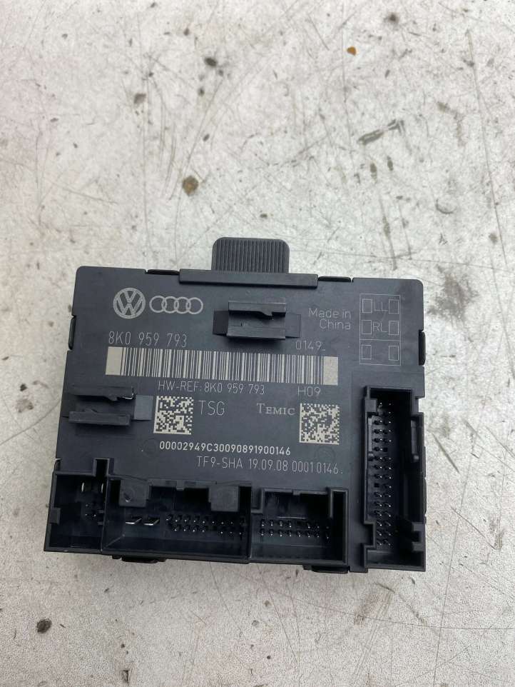 8K0959793 Audi A5 8T 8F Durų elektronikos valdymo blokas