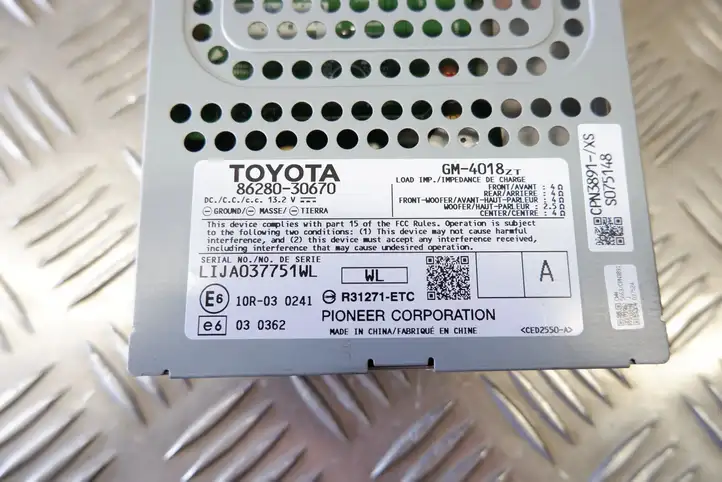 Lexus GS250 300 350 300h 450h (2011 - 2015) 8628030670 Усилитель звука — фото 8