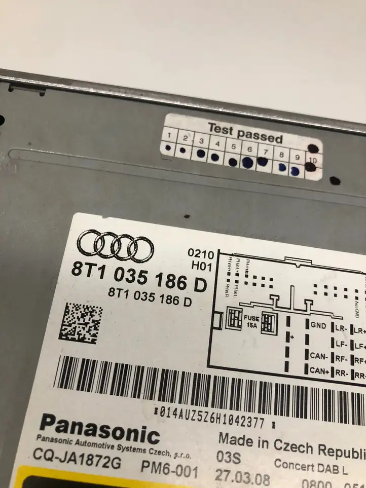 Audi Q5 SQ5 (2012 - 2017) 8T1035186D Магнитола / мультимедийная система — фото 5
