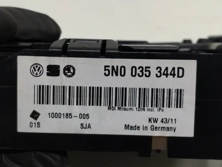 Volkswagen PASSAT B7 (2011 - 2014) 5N0035344D Контроллер мультимедийной системы — фото 9