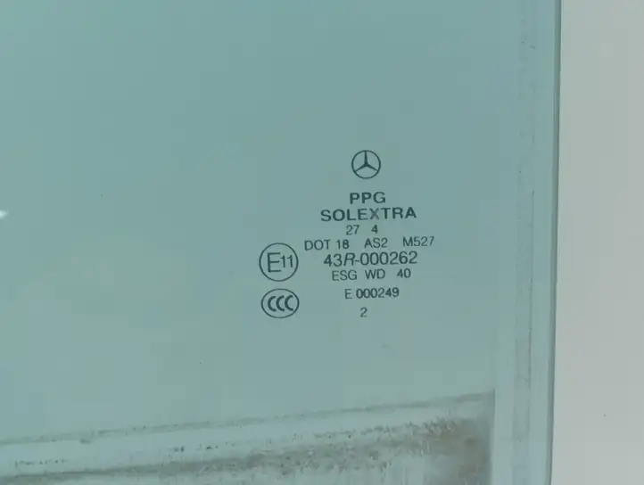 Mercedes-Benz C W203 (2000 - 2007) 43R000262 Стекло задней двери — фото 2
