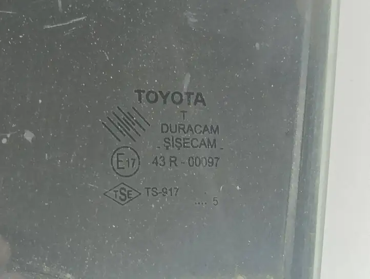 Toyota Corolla Verso AR10 (2004 - 2009) 43R00097 Стекло задней двери — фото 5