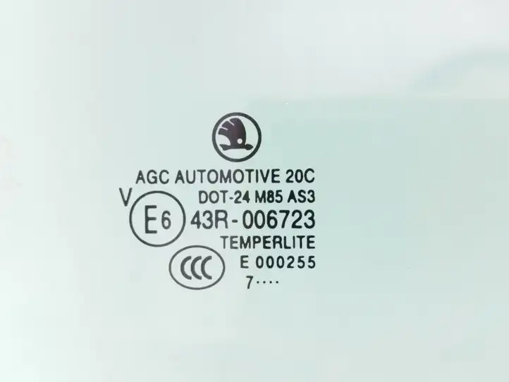Skoda Fabia Mk2 (5J) (2007 - 2014) 43R006723 Стекло задней двери — фото 2