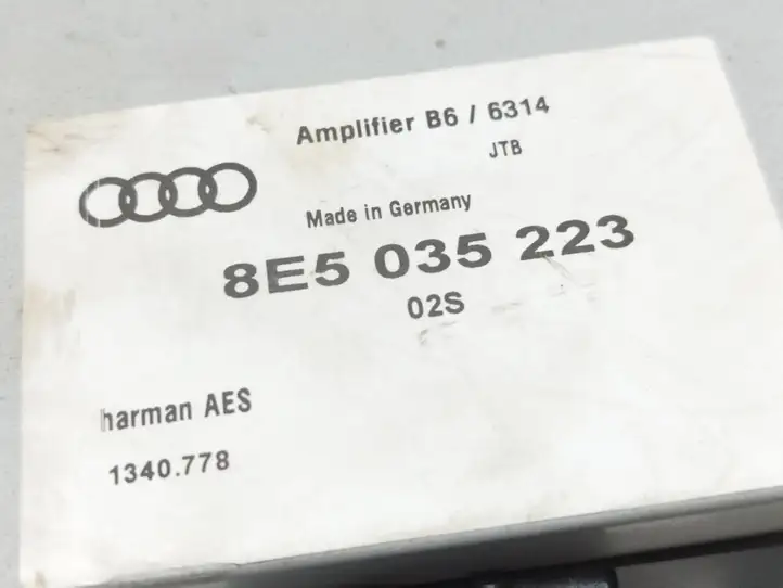 Audi A4 S4 B6 8E 8H (2000 - 2006) 8E5035223 Усилитель звука — фото 5