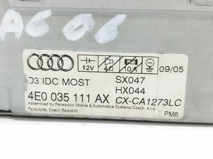 Audi A6 S6 C6 4F (2004 - 2008) 4E0035111AX Магнитола / мультимедийная система — фото 6