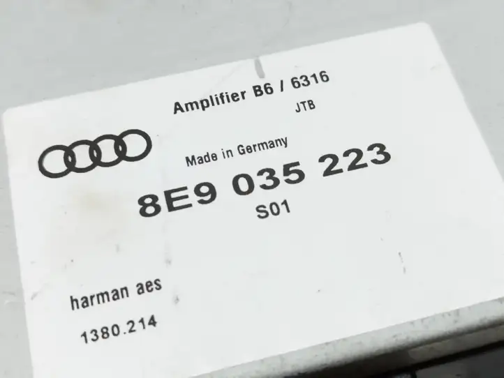 Audi A4 S4 B6 8E 8H (2000 - 2006) 8E9035223 Усилитель звука — фото 6