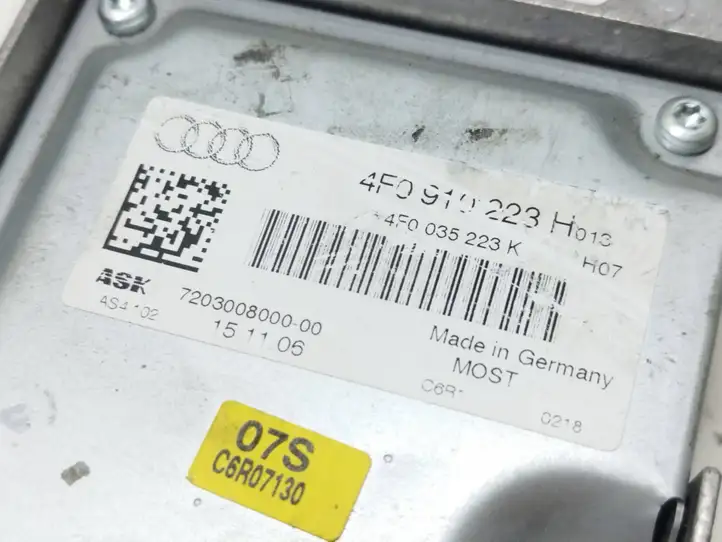 Audi A6 S6 C6 4F (2004 - 2008) 4F0035223K Усилитель звука — фото 5