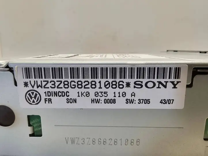Volkswagen Golf V (2003 - 2009) 1K0035110A Магнитола / мультимедийная система — фото 7