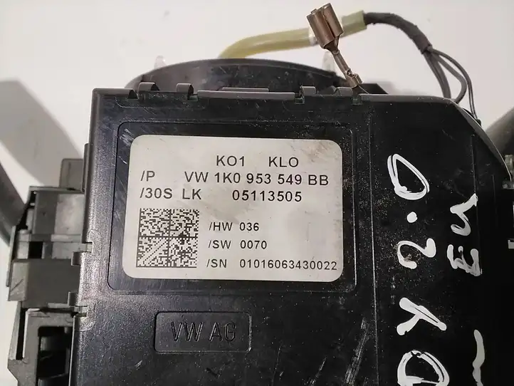 Volkswagen Caddy (2004 - 2010) 1K0953549BB Датчик угла поворота руля — фото 3