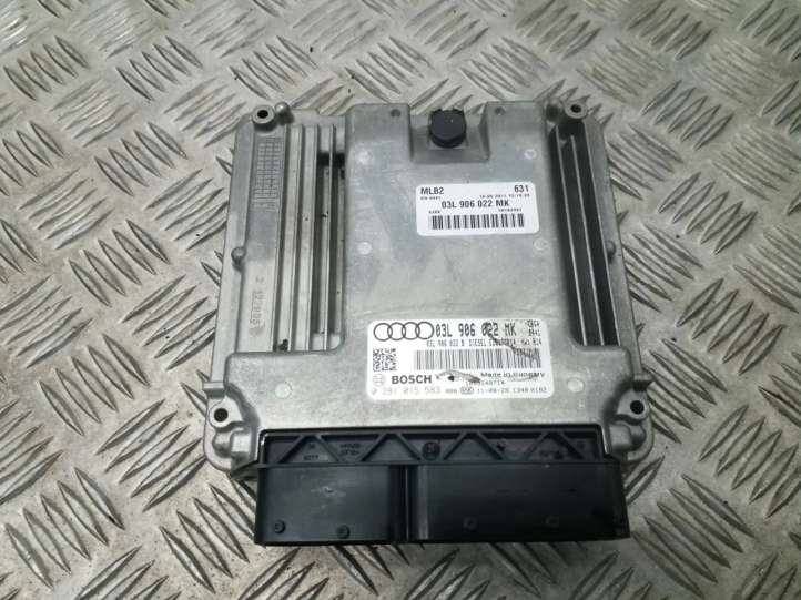 03L906022MK Audi A4 S4 B8 8K Galios (ECU) modulis