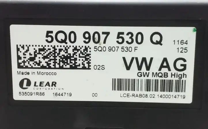 Skoda Octavia Mk3 (5E) (2013 - 2019) 5Q0907530Q Модуль Gateway — фото 4