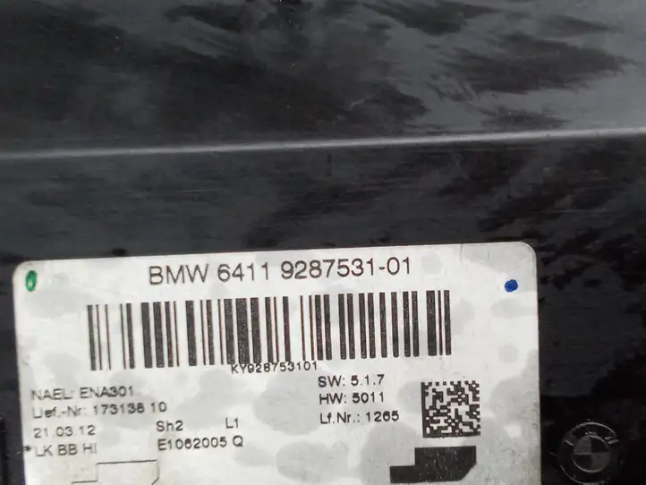 BMW 3 F30 F35 F31 (2012 - 2018) 9287531 Модуль управления кондиционером — фото 4
