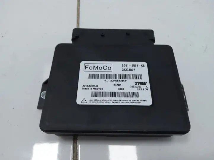 Volvo S60 (2010 - 2013) 6G912598CE Блок управления стояночным тормозом — фото 1