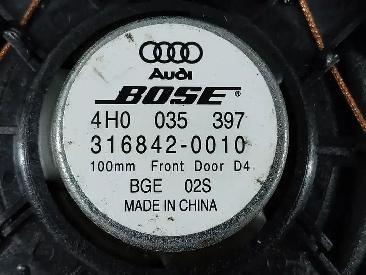 Audi A8 S8 D4 4H (2013 - 2017) 4H0035397 Динамики передних дверей — фото 2