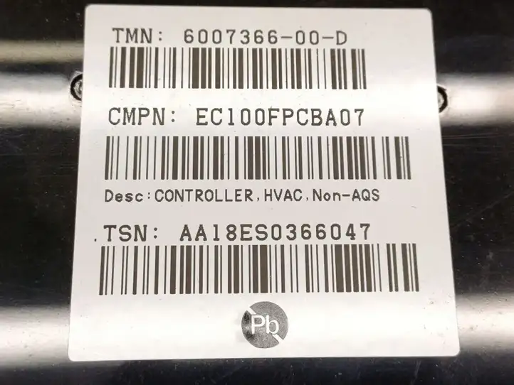 Tesla Model S (2016 - 2021) 6007366-00-D Модуль управления кондиционером — фото 3