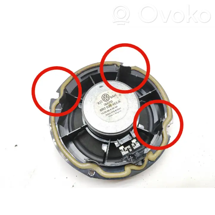 Volkswagen Polo V 6R (2009 - 2015) 6R0035453A Динамики задних дверей — фото 3