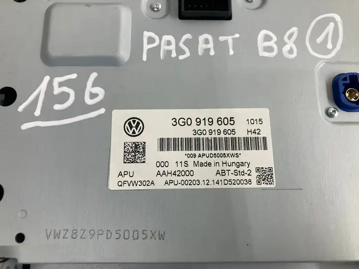Volkswagen PASSAT B8 (2015 - ) 3GO919605 Магнитола / мультимедийная система — фото 5
