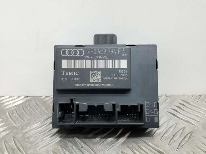 4F0959794E Audi A6 S6 C6 4F Durų elektronikos valdymo blokas