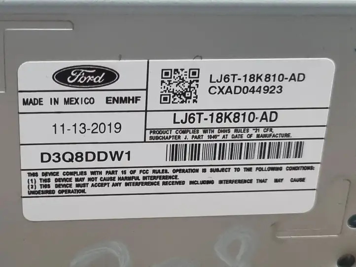 Ford Escape IV (2020 - ) LJ6T18K810AD Магнитола / мультимедийная система — фото 2