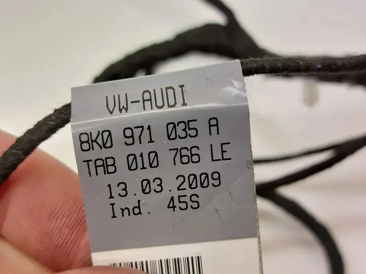 Audi A4 S4 B8 8K (2007 - 2011) 8K0971035A Проводка передней двери — фото 3