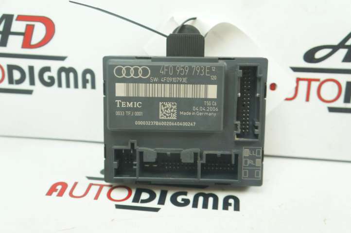 4F0959793E Audi A6 S6 C6 4F Durų elektronikos valdymo blokas