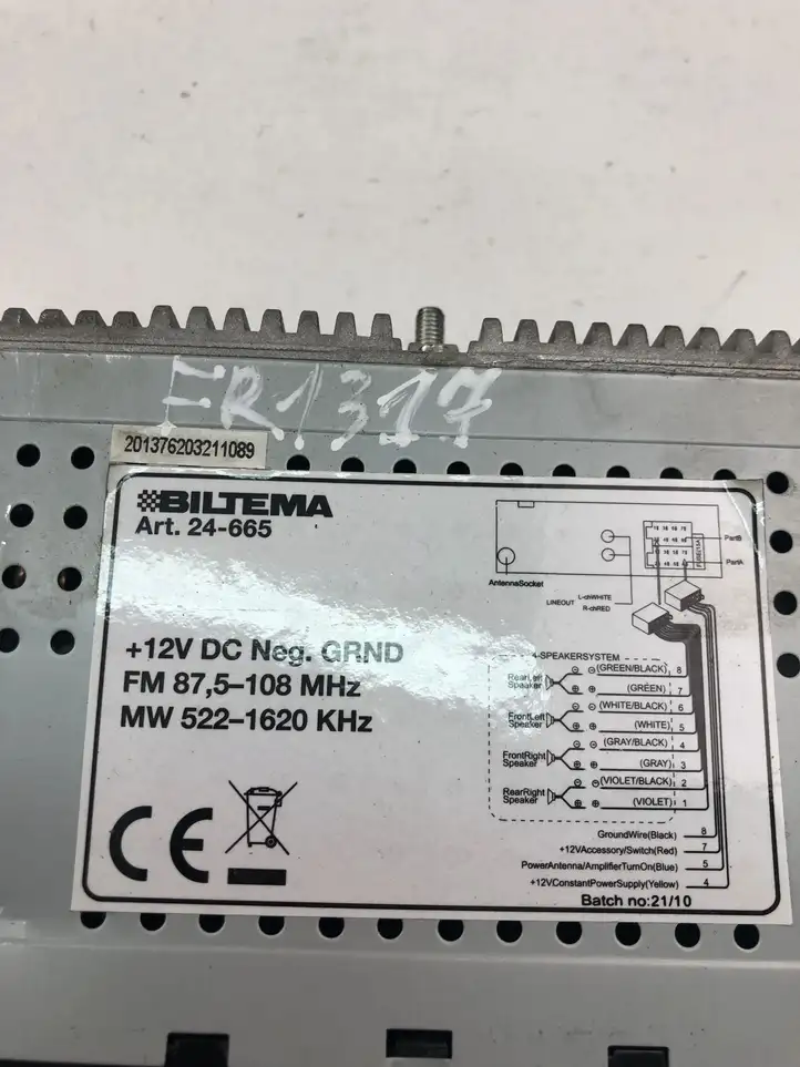 Renault Clio IV (2012 - 2019)  24665 Радио/ проигрыватель CD/DVD / навигация