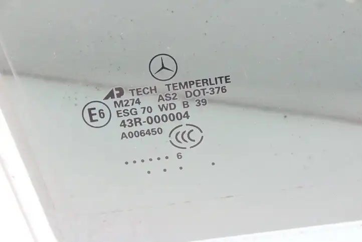 Mercedes-Benz ML W164 (2005 - 2011) Стекло задней двери — фото 2
