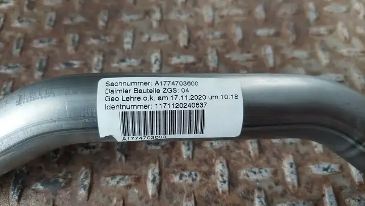 Mercedes-Benz A W177 (2018 - ) A1774703600 Топливная наливная труба — фото 1