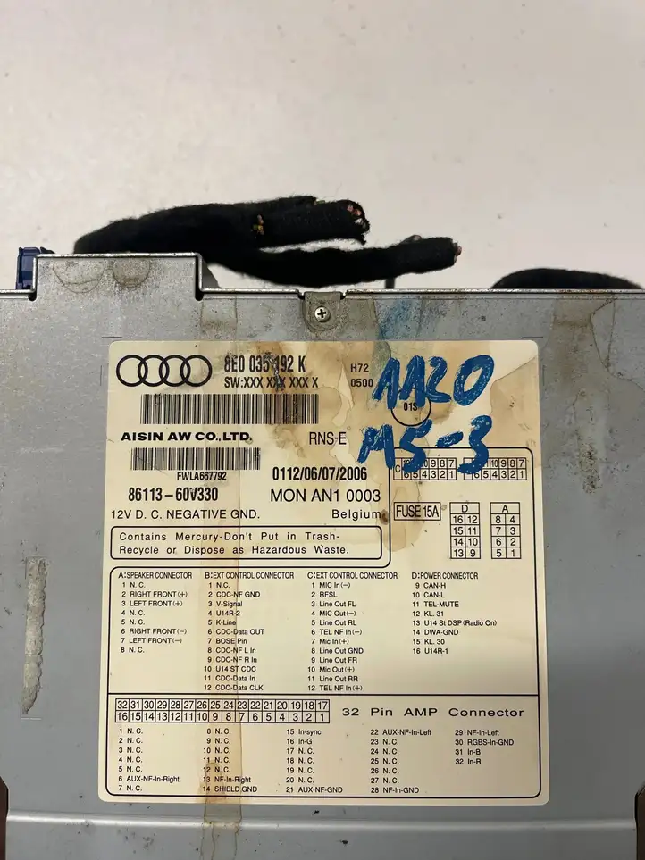 Audi A4 S4 B8 8K (2007 - 2011) 8E0035192K Магнитола / мультимедийная система — фото 6