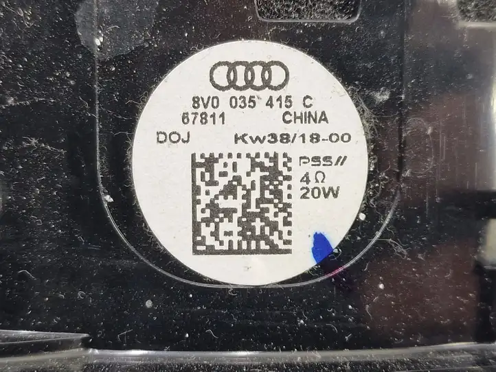 Audi A3/S3 8V (2016 - 2020) 8V0035415C Динамики передних дверей — фото 3