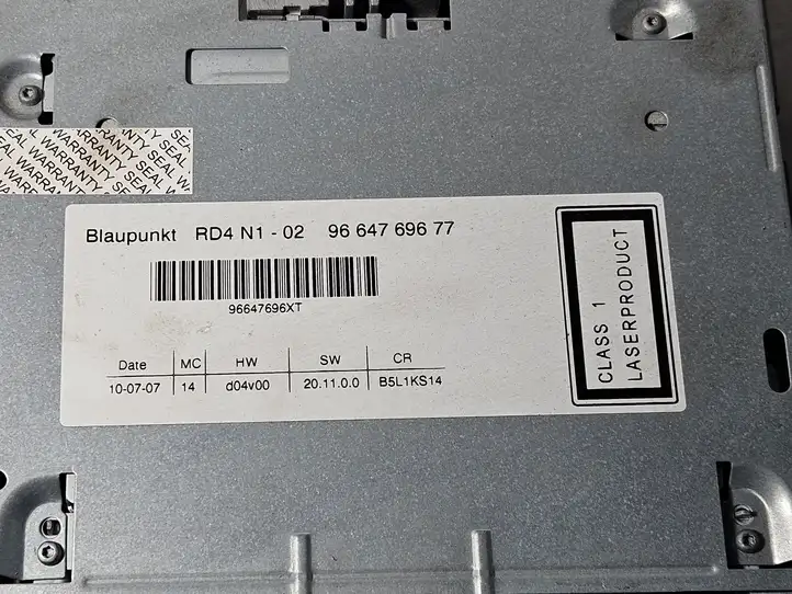 Citroen C4 (2004 - 2008) 9664769677 Магнитола / мультимедийная система — фото 5
