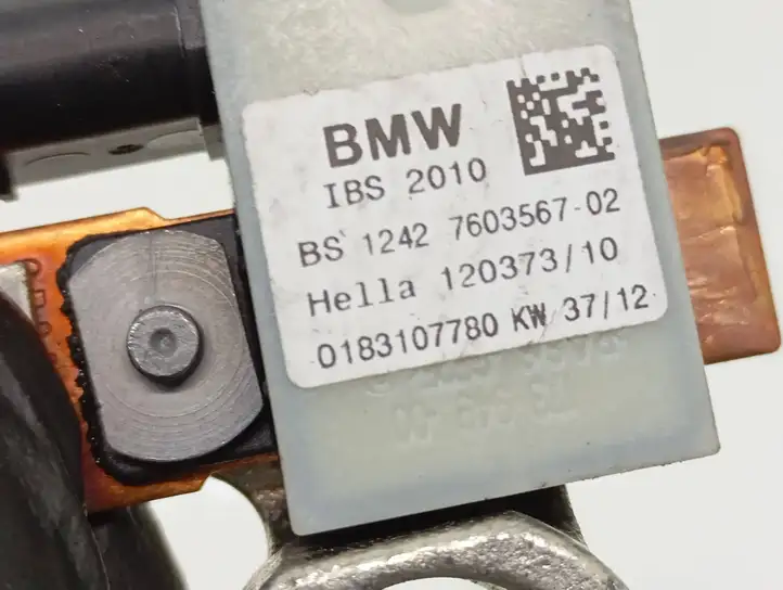 BMW X5 E70 (2006 - 2013) 7603567 Минусовой провод аккумулятора — фото 4
